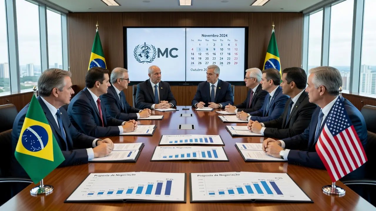 Brasil e EUA Criam Grupo de Trabalho para Discutir Fim do Tarifaço